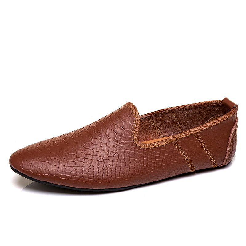 Scarpe da guida con mocassini in pelle da uomo, casual, alla moda, stile britannico | 699