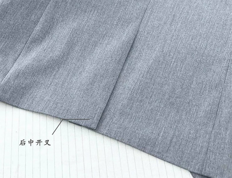 Sharp & Tailored - Completo da uomo slim fit monopetto elegante, completo da giacca, pantaloni e gilet da matrimonio | HC69