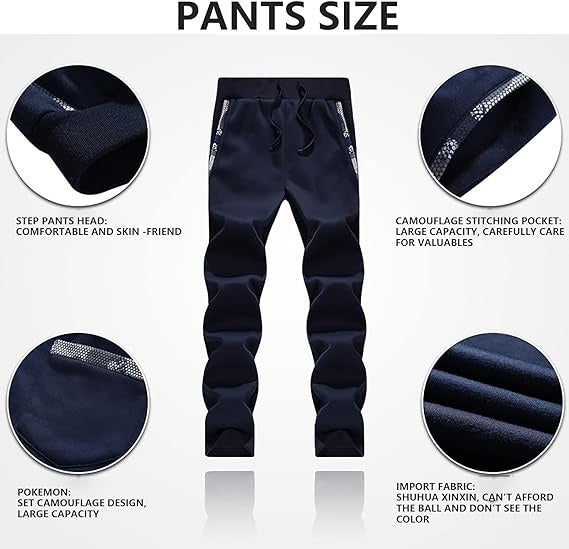 Survêtement camouflage pour homme avec fermeture éclair et veste à capuche en polaire épaisse d'hiver + pantalon