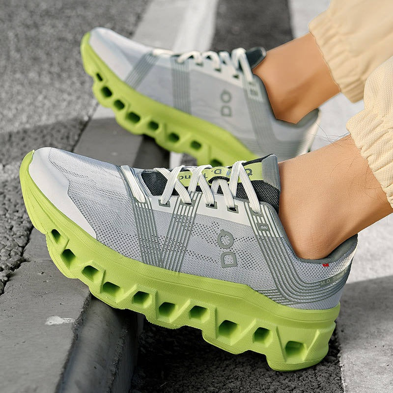 Baskets à lacets haute technologie pour hommes, chaussures de sport respirantes à semelle absorbant les chocs, chaussures de course de haute qualité | 9916