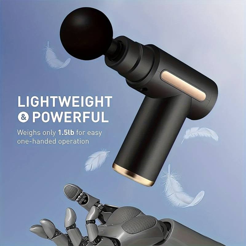Pistolet de massage compact et léger Masseur portable Masseur ultra compact au design élégant | 720-32