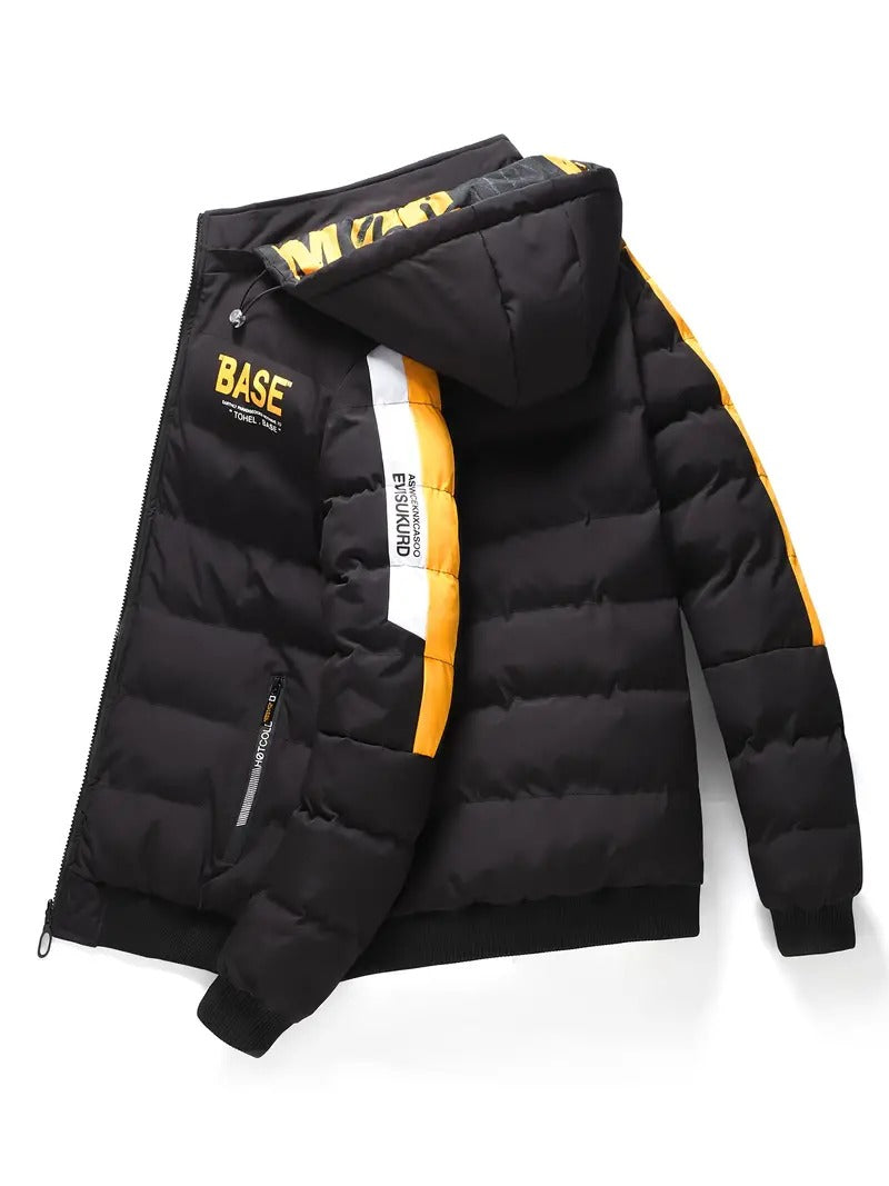 Men's Hooded Puffer Jacket Casual Regular Fit Winter Coat Down Jacket | 2021/TL
