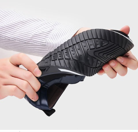 Men's Plaid British Style Derby Shoes Non-Slip Leather Loafers Moccasins Wedding Dress Shoes |