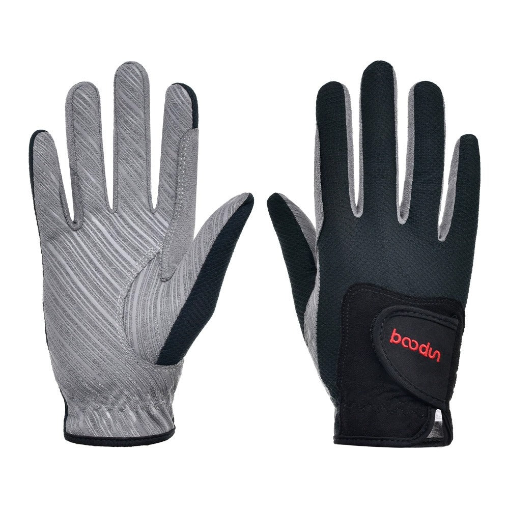Boodun Equestrian Gloves – Anti-Slip Full Finger Riding Polo Gloves | L221727