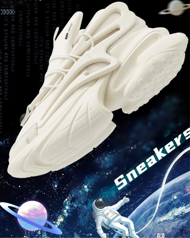 Unisex Spaceship Running Shoes Luxury Casual Sport Gym Trainers Traspiranti Designer Daddy Sneakers