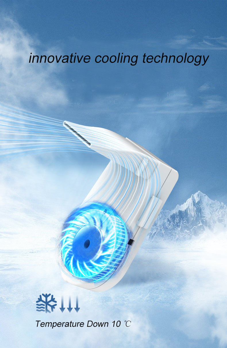 Mini ventilatore portatile Senmicool, nuovo ventilatore portatile per refrigerazione a semiconduttore per raffreddamento rapido