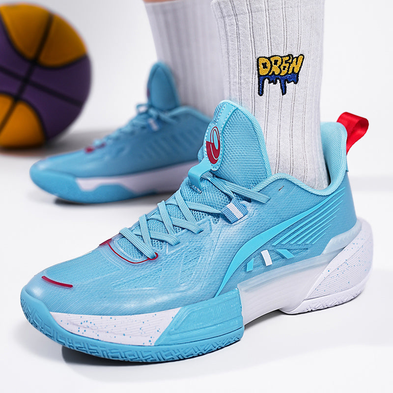 Men's Mesh Basketball Shoes Cushioning Wear-Resistant Professional Sports Sneakers | 8309