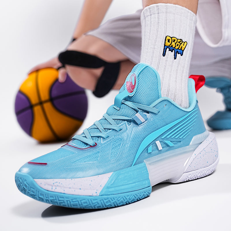 Men's Mesh Basketball Shoes Cushioning Wear-Resistant Professional Sports Sneakers | 8309