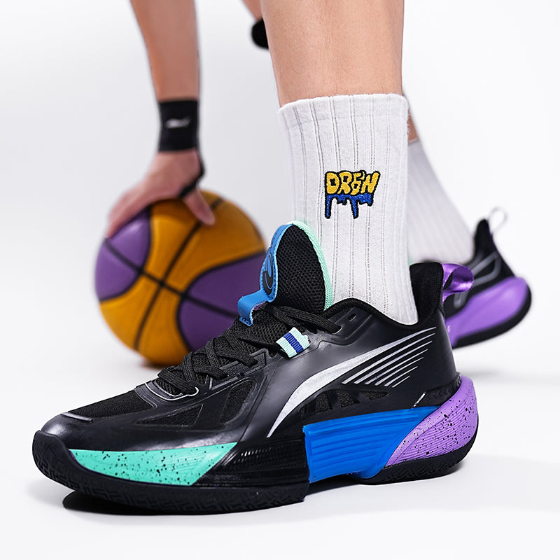 Men's Mesh Basketball Shoes Cushioning Wear-Resistant Professional Sports Sneakers | 8309