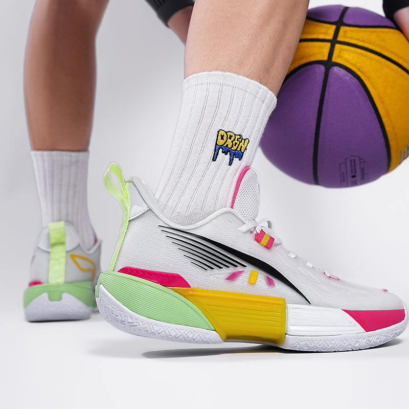 Men's Mesh Basketball Shoes Cushioning Wear-Resistant Professional Sports Sneakers | 8309