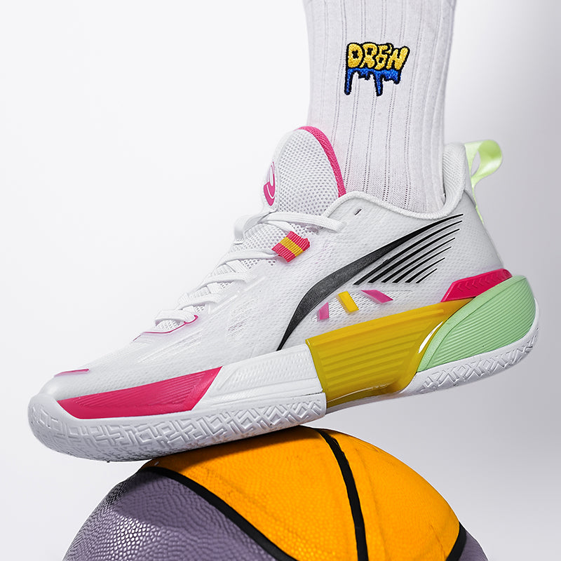 Men's Mesh Basketball Shoes Cushioning Wear-Resistant Professional Sports Sneakers | 8309