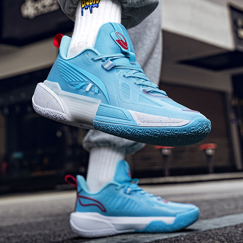 Men's Mesh Basketball Shoes Cushioning Wear-Resistant Professional Sports Sneakers | 8309