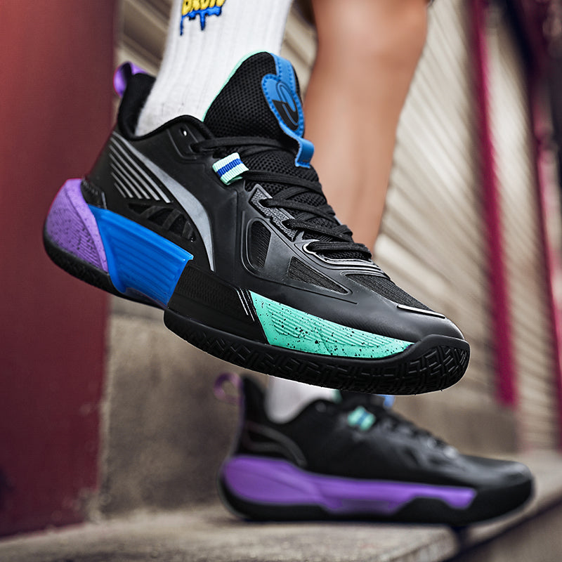 Men's Mesh Basketball Shoes Cushioning Wear-Resistant Professional Sports Sneakers | 8309