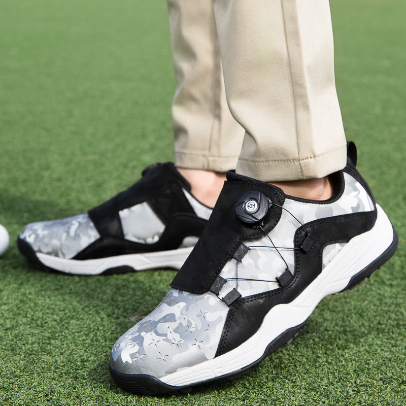 Men's Golf Shoes Waterproof Spikeless Trainers | F1079