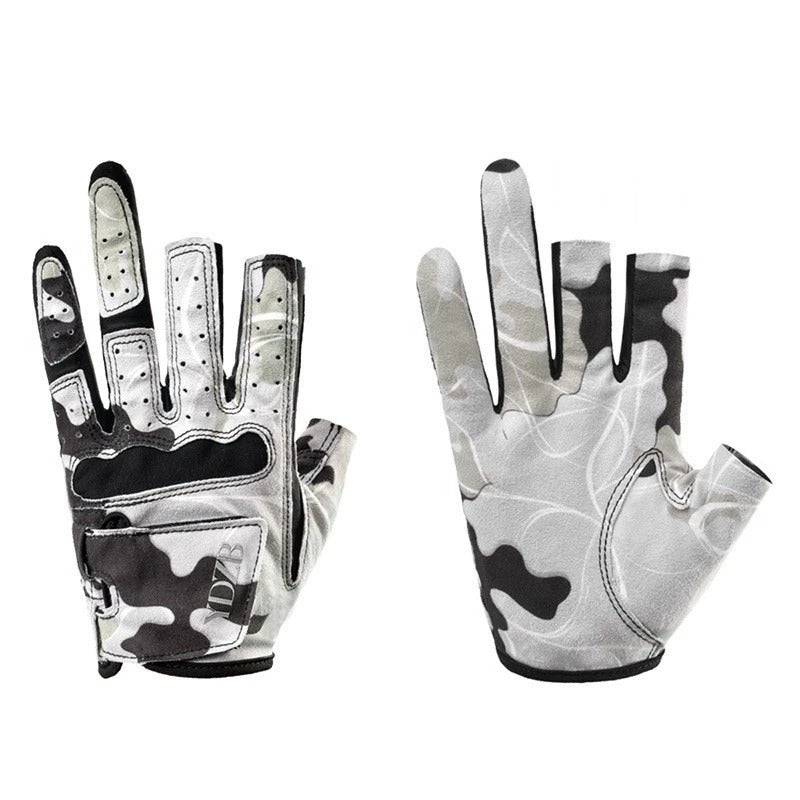 Summer 3-Finger Fishing Gloves – Anti-Slip & UV Protection | P032024