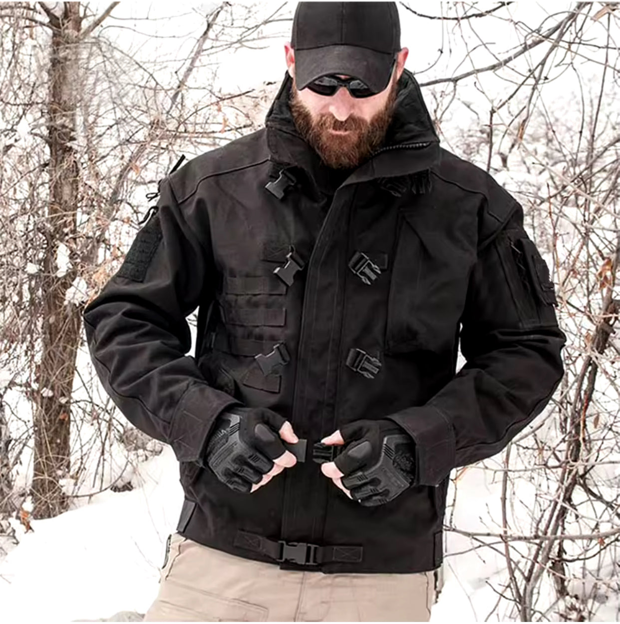 Veste militaire d'extérieur tactique imperméable pour homme | JK01