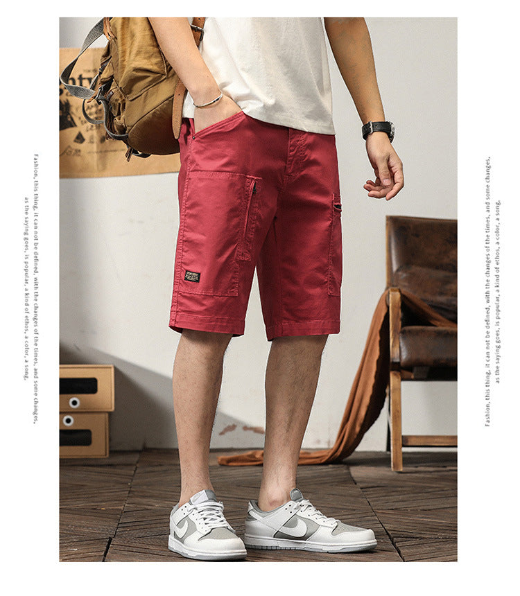 Short cargo tactique d'extérieur à poches multiples pour homme, coupe décontractée | G3680