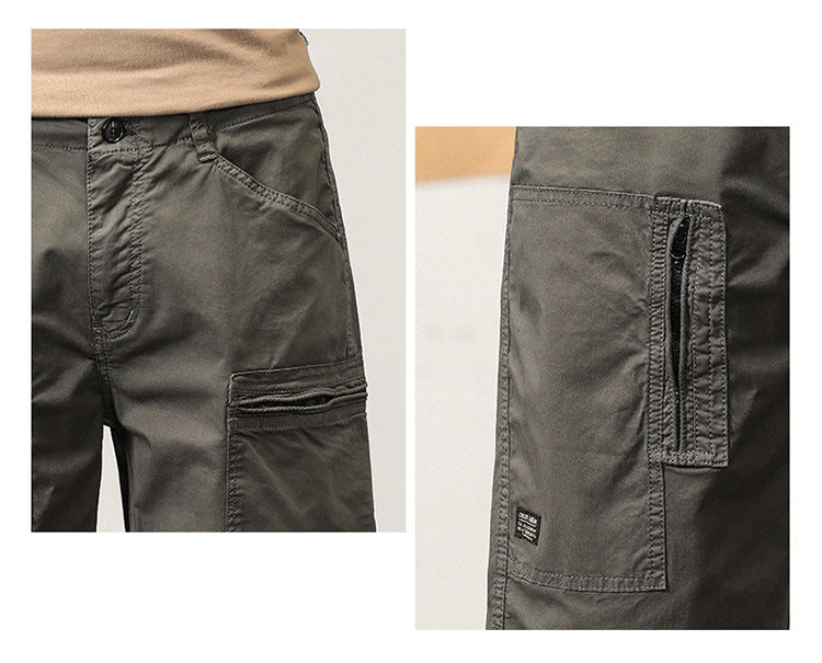 Short cargo tactique d'extérieur à poches multiples pour homme, coupe décontractée | G3680