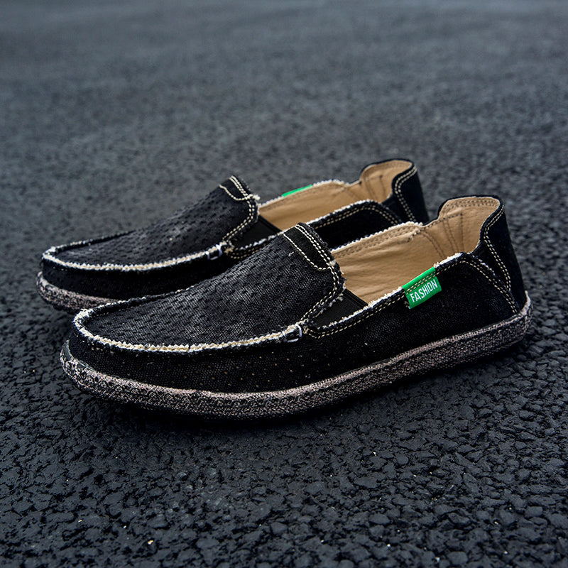 Men’s Plus Size Mesh Sneakers – Lightweight, Slip-On Outdoor Casual Shoes | 8808