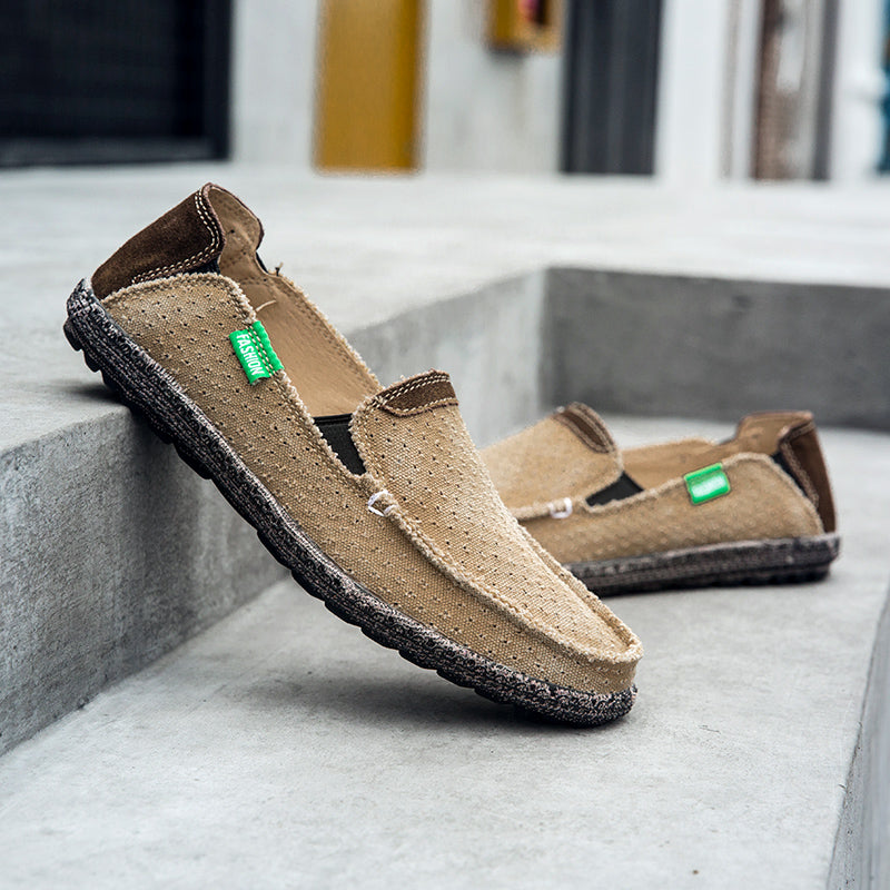 Men’s Plus Size Mesh Sneakers – Lightweight, Slip-On Outdoor Casual Shoes | 8808