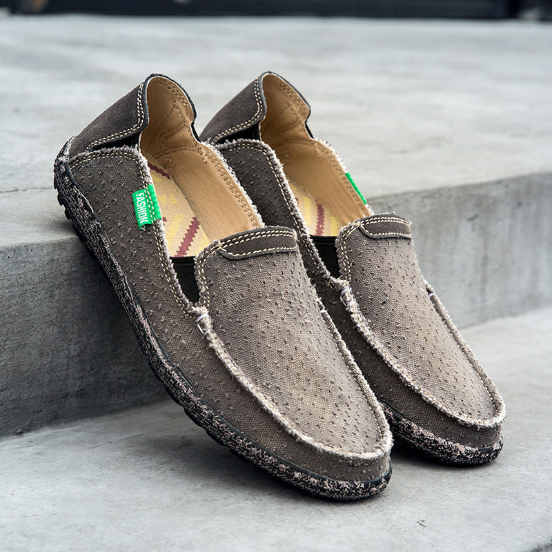 Men’s Plus Size Mesh Sneakers – Lightweight, Slip-On Outdoor Casual Shoes | 8808