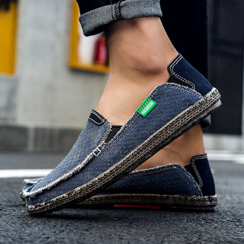 Men’s Plus Size Mesh Sneakers – Lightweight, Slip-On Outdoor Casual Shoes | 8808