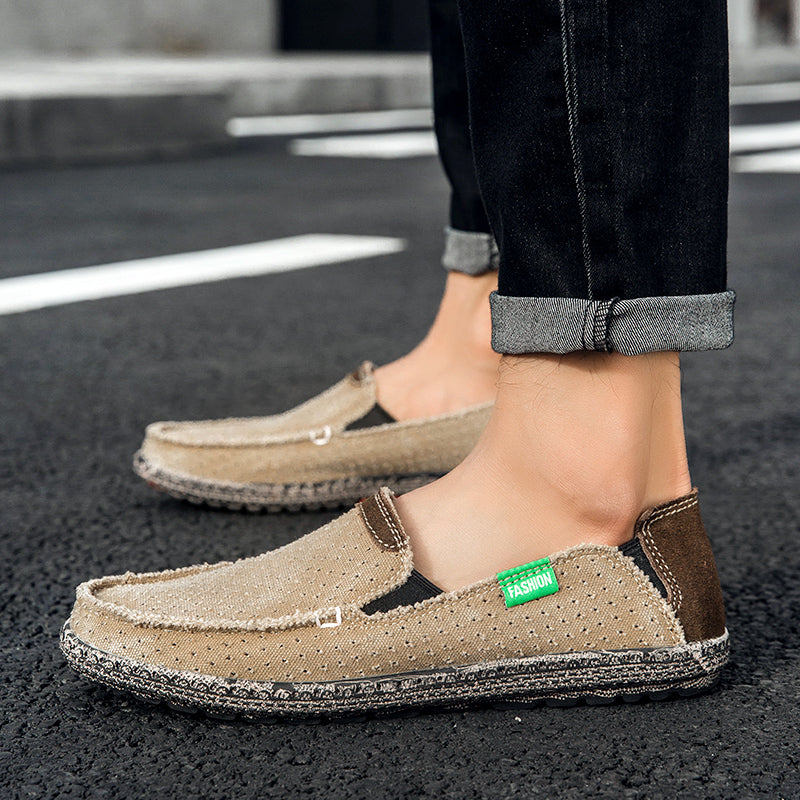Men’s Plus Size Mesh Sneakers – Lightweight, Slip-On Outdoor Casual Shoes | 8808