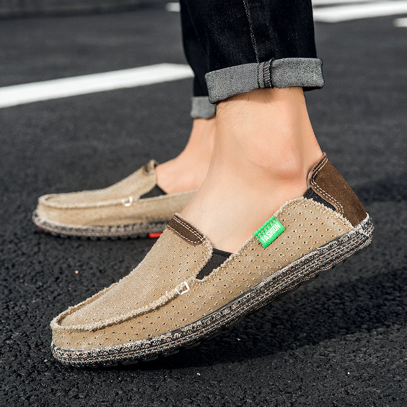 Men’s Plus Size Mesh Sneakers – Lightweight, Slip-On Outdoor Casual Shoes | 8808