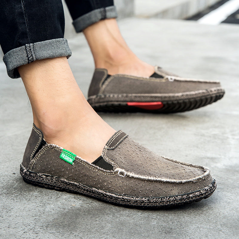 Men’s Plus Size Mesh Sneakers – Lightweight, Slip-On Outdoor Casual Shoes | 8808