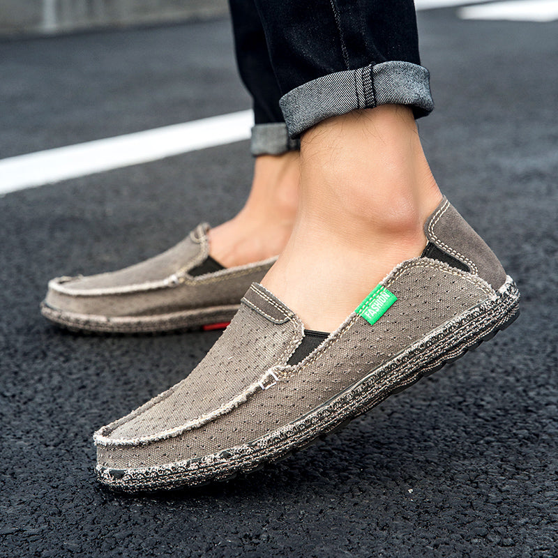 Men’s Plus Size Mesh Sneakers – Lightweight, Slip-On Outdoor Casual Shoes | 8808