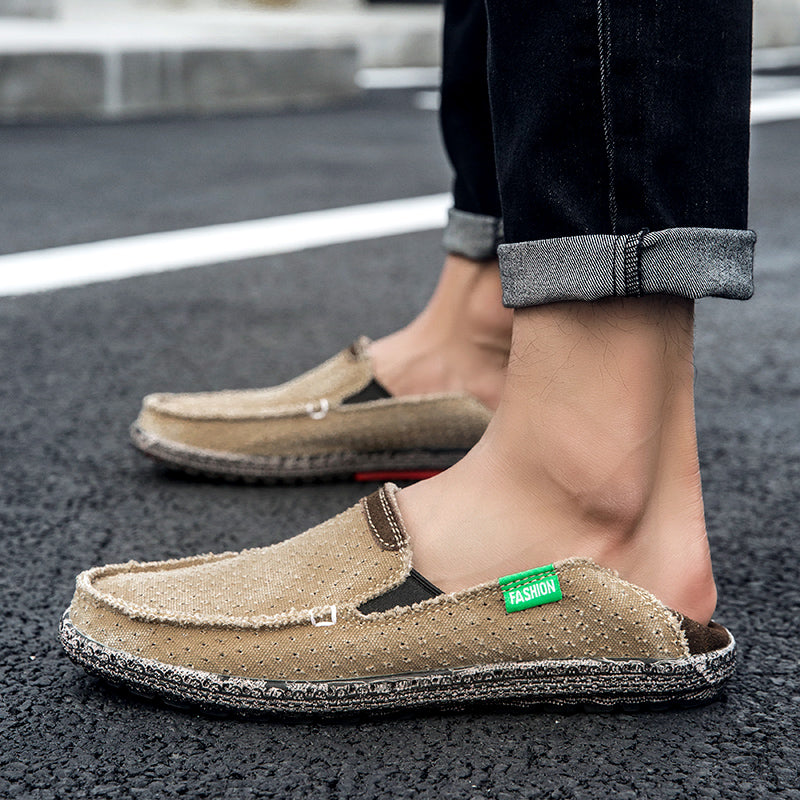 Men’s Plus Size Mesh Sneakers – Lightweight, Slip-On Outdoor Casual Shoes | 8808