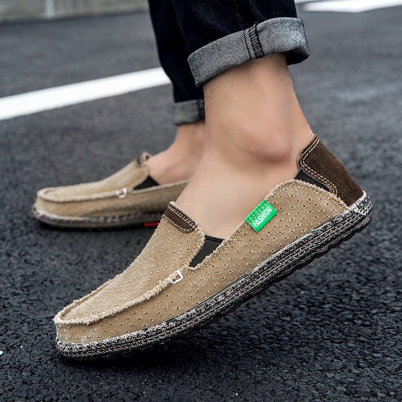 Men’s Plus Size Mesh Sneakers – Lightweight, Slip-On Outdoor Casual Shoes | 8808