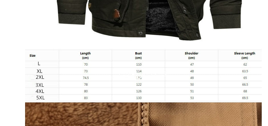 Giacca casual in cotone con cappuccio multitasche in pile invernale da uomo | 9933