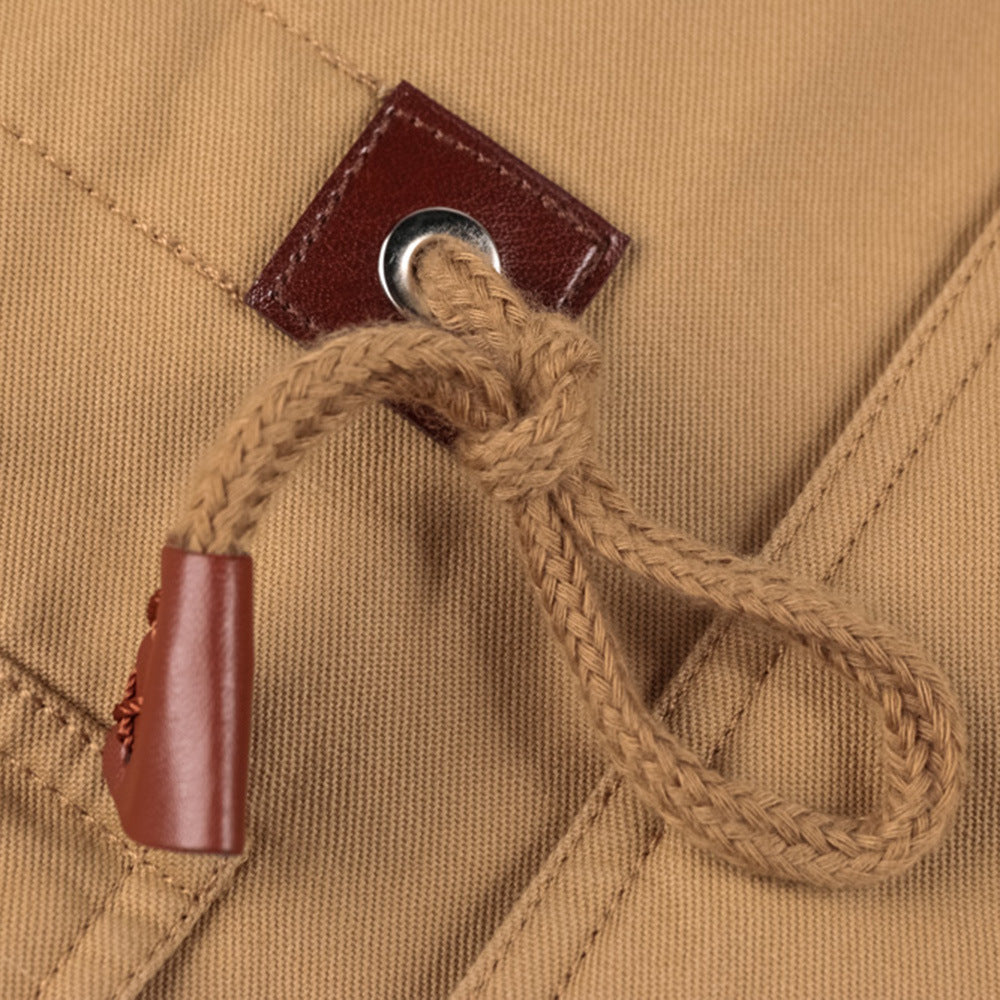 Giacca casual in cotone con cappuccio multitasche in pile invernale da uomo | 9933
