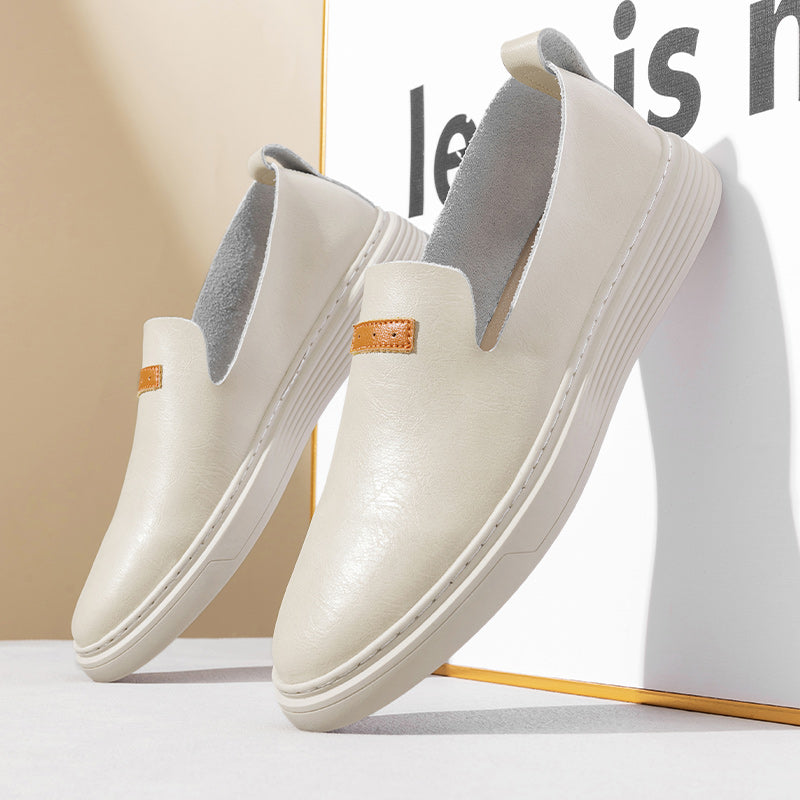 Scarpe da guida in pelle da uomo alla moda Scarpe casual in pelle Mocassini slip-on | 23004