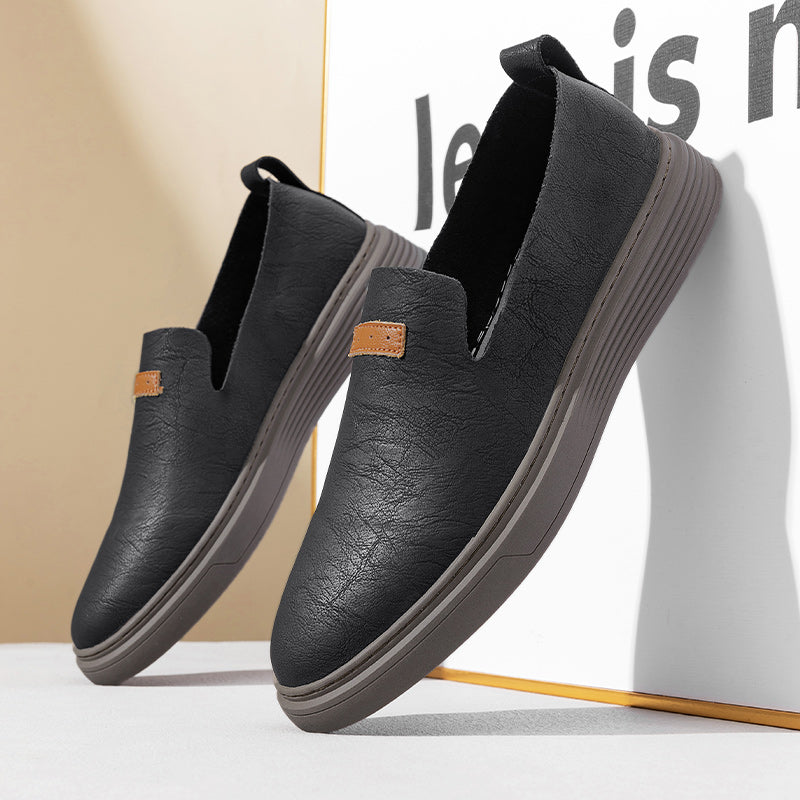 Scarpe da guida in pelle da uomo alla moda Scarpe casual in pelle Mocassini slip-on | 23004