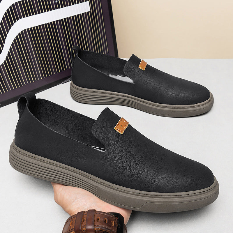 Scarpe da guida in pelle da uomo alla moda Scarpe casual in pelle Mocassini slip-on | 23004