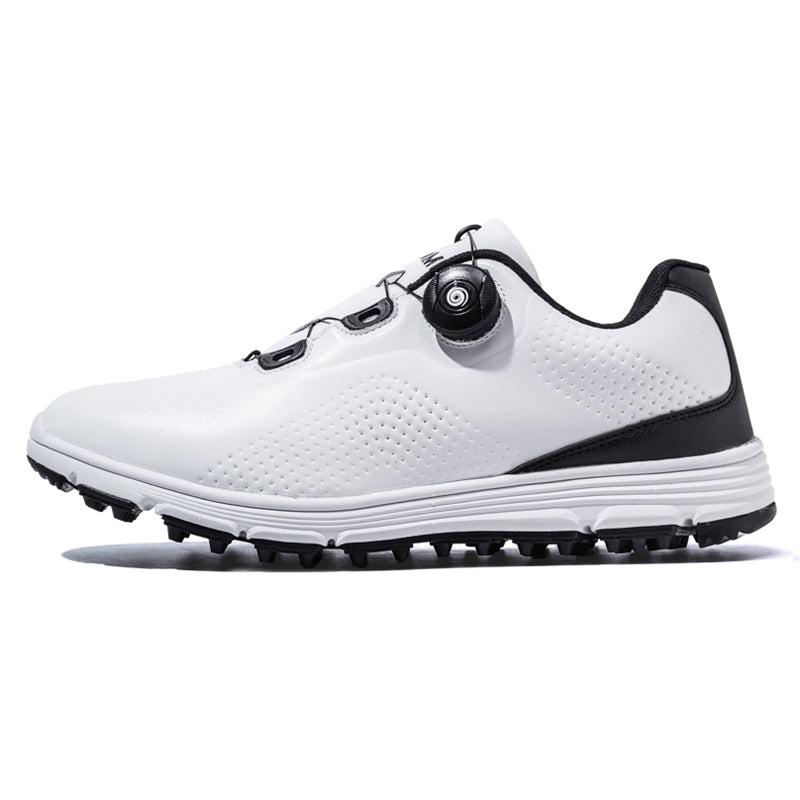 Chaussures de golf en cuir pour hommes Chaussures de golf imperméables et antidérapantes sans crampons | 20626