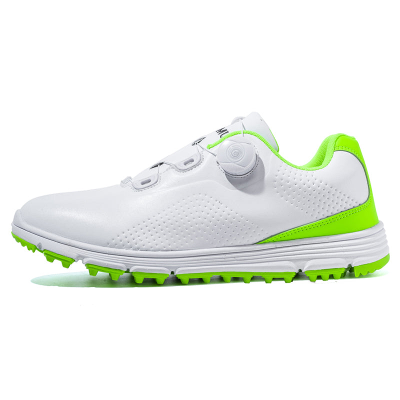 Chaussures de golf en cuir pour hommes Chaussures de golf imperméables et antidérapantes sans crampons | 20626