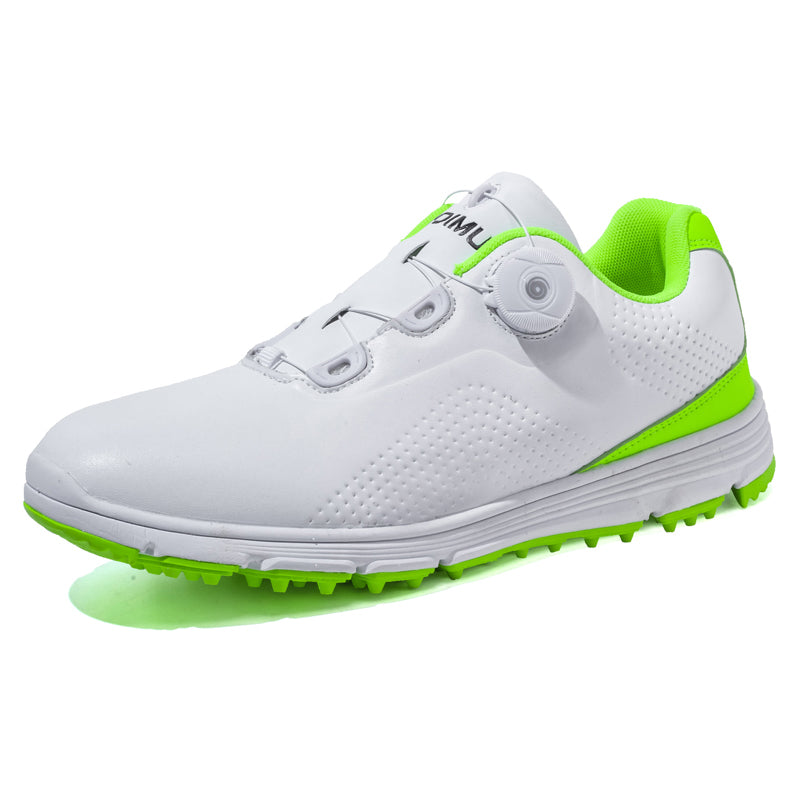 Chaussures de golf en cuir pour hommes Chaussures de golf imperméables et antidérapantes sans crampons | 20626