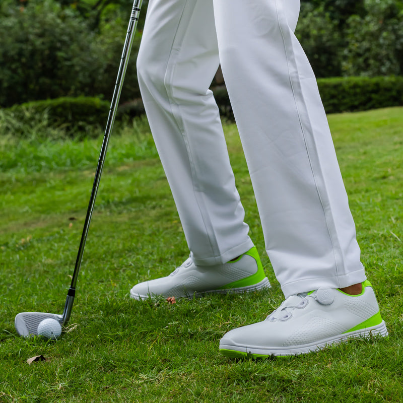 Chaussures de golf en cuir pour hommes Chaussures de golf imperméables et antidérapantes sans crampons | 20626