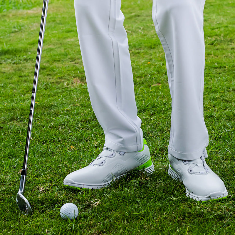 Chaussures de golf en cuir pour hommes Chaussures de golf imperméables et antidérapantes sans crampons | 20626