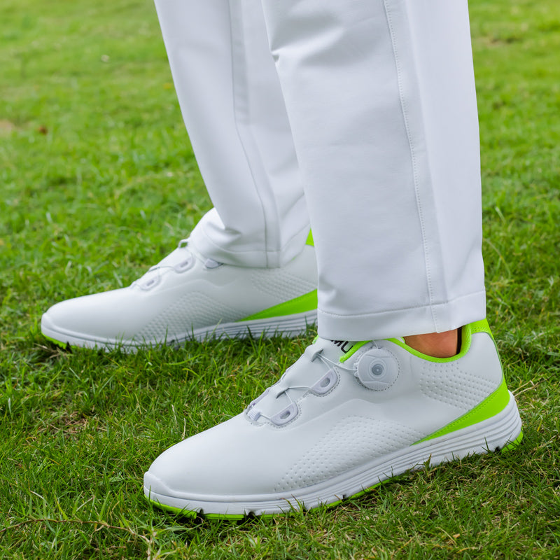 Chaussures de golf en cuir pour hommes Chaussures de golf imperméables et antidérapantes sans crampons | 20626
