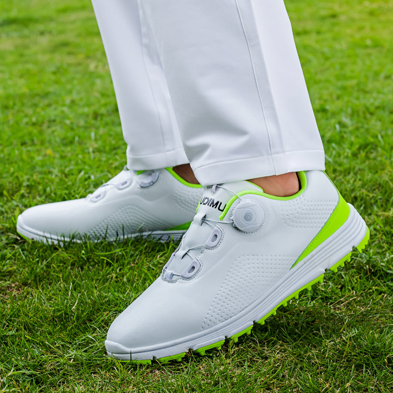 Chaussures de golf en cuir pour hommes Chaussures de golf imperméables et antidérapantes sans crampons | 20626