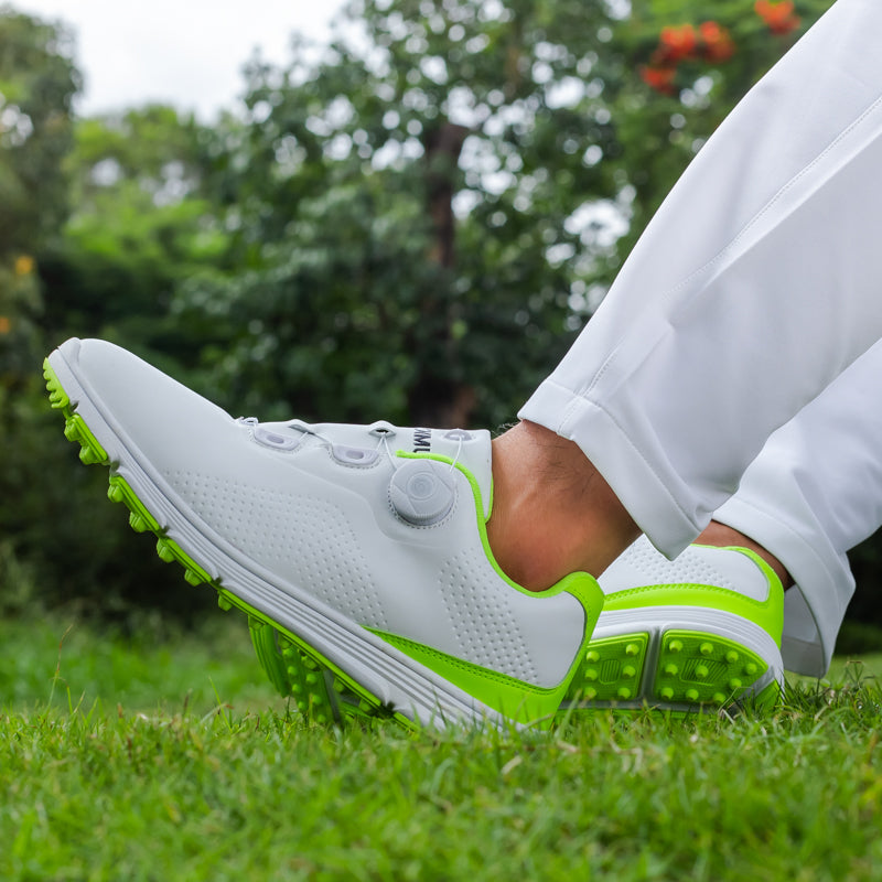 Chaussures de golf en cuir pour hommes Chaussures de golf imperméables et antidérapantes sans crampons | 20626