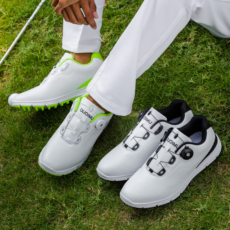Chaussures de golf en cuir pour hommes Chaussures de golf imperméables et antidérapantes sans crampons | 20626