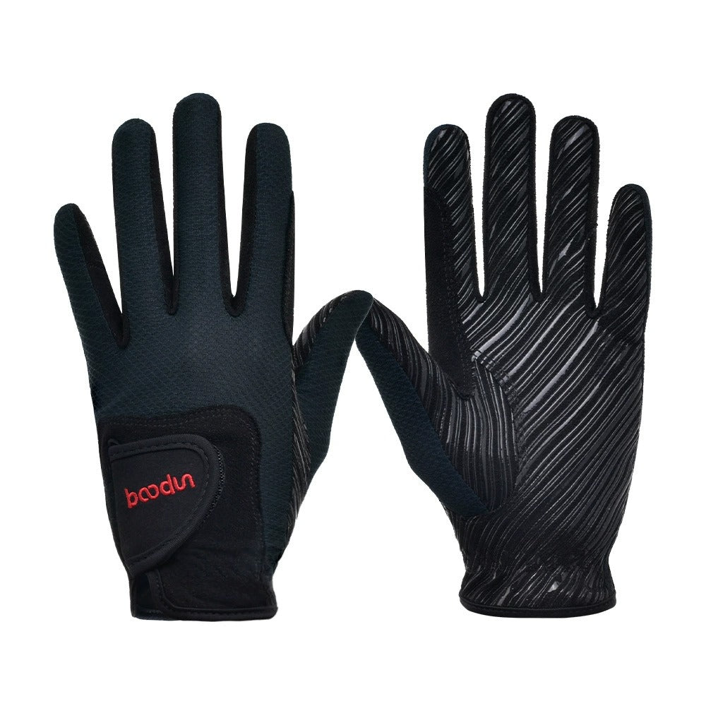 Boodun Equestrian Gloves – Anti-Slip Full Finger Riding Polo Gloves | L221727