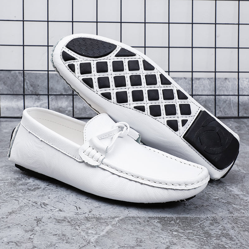 Men’s Genuine Leather Loafers – Classic Driving Moccasins with Anti-Slip Sole | 0063