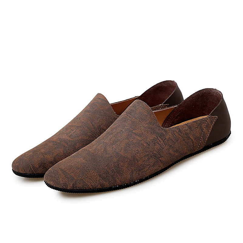 Mocassins pour hommes, chaussures plates à enfiler, décontractées, pour loisirs, conduite, bout pointu | 1818