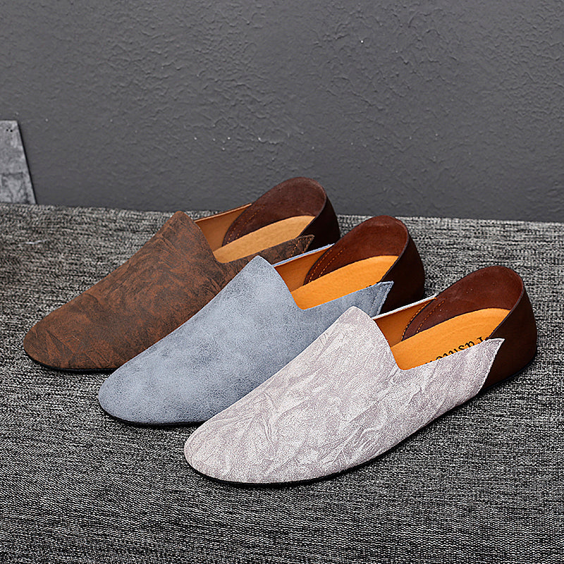 Mocassins pour hommes, chaussures plates à enfiler, décontractées, pour loisirs, conduite, bout pointu | 1818